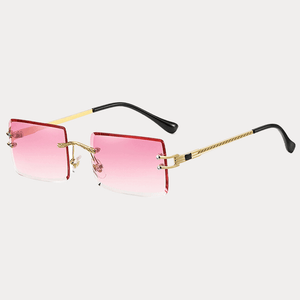 Pink Lenses / Gold Frame