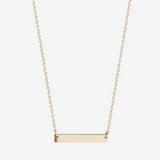 Bar necklace - Gold
