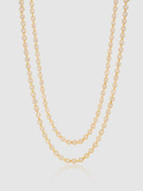 5mm Iced Ball Chain Bundle - Gold