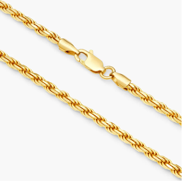 ROPE CHAIN 5MM - Solid Gold