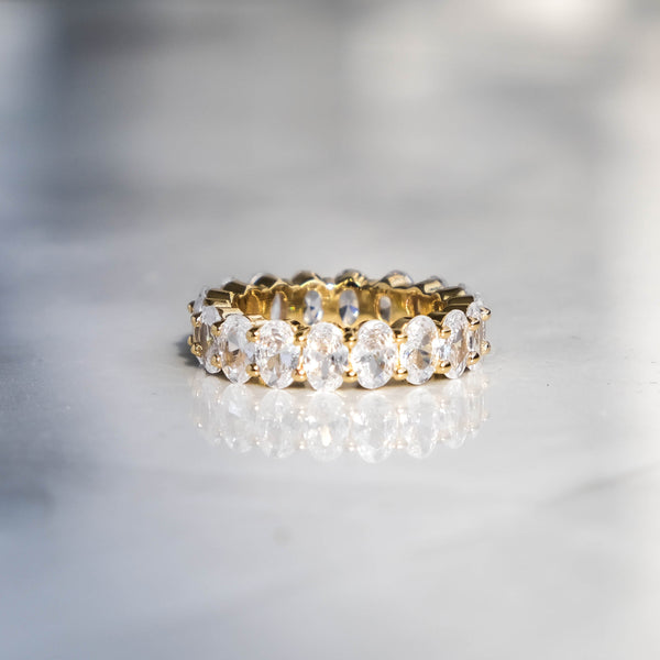 Oval Cut Ring - Gold