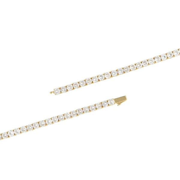 5mm Tennis Chain + Bracelet Bundle - Gold