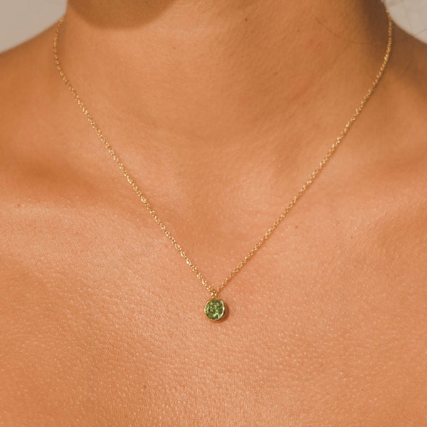 Gemstone Necklace - Peridot
