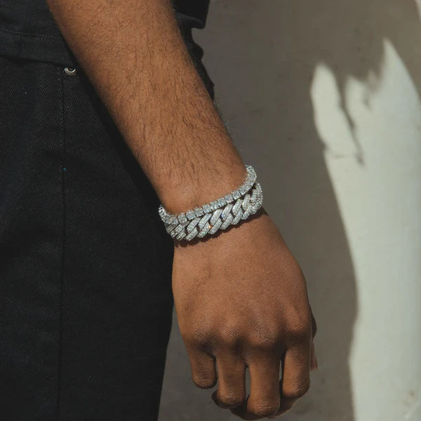 14MM ICED OUT CUBAN BRACELET
