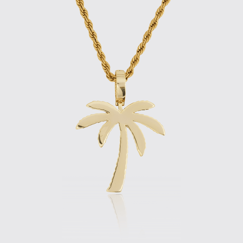 Palm Tree Pendant - Gold