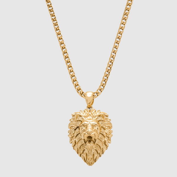 Lion Necklace - Gold