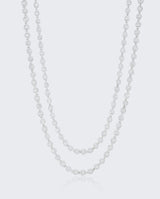 5mm Iced Ball Chain Bundle - White Gold