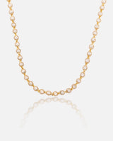 5mm Iced Ball Chain - Gold