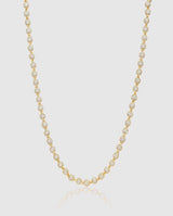 5mm Iced Ball Chain  - Gold