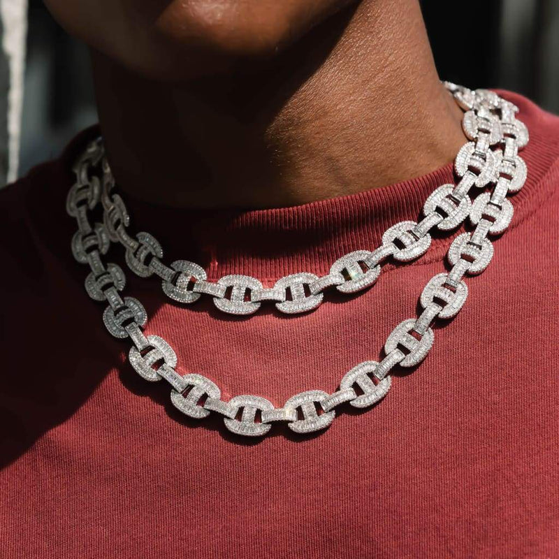 White gold clearance mariner chain