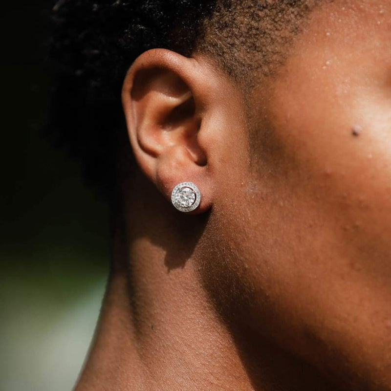 Clustered Diamond Earrings
