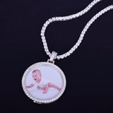 VVS1 Custom Photo Pendant- Gold