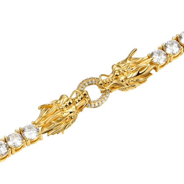 Dragon Eater Tennis Chain - Gold