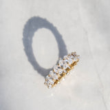 Oval Cut Ring - Gold