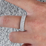 Iced out VVS Ring - White Gold