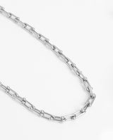 Industrial Link Chain - White Gold