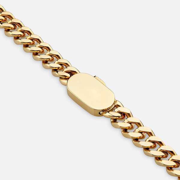 8mm Cuban Chain - Gold