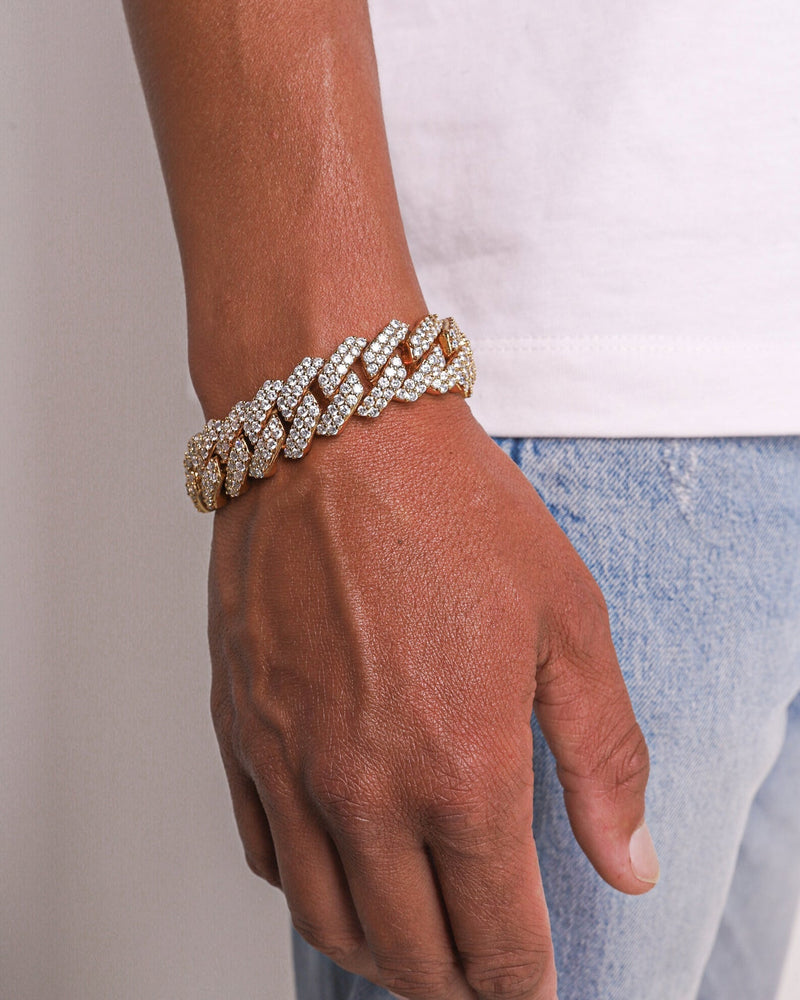 CUBAN MIAMI PRONG 18MM Bracelet - Gold