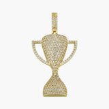 ICED TROPHY PENDANT– GOLD