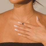 Gemstone Necklace - Sapphire