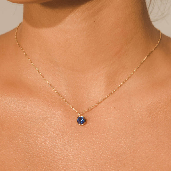 Gemstone Necklace - Sapphire