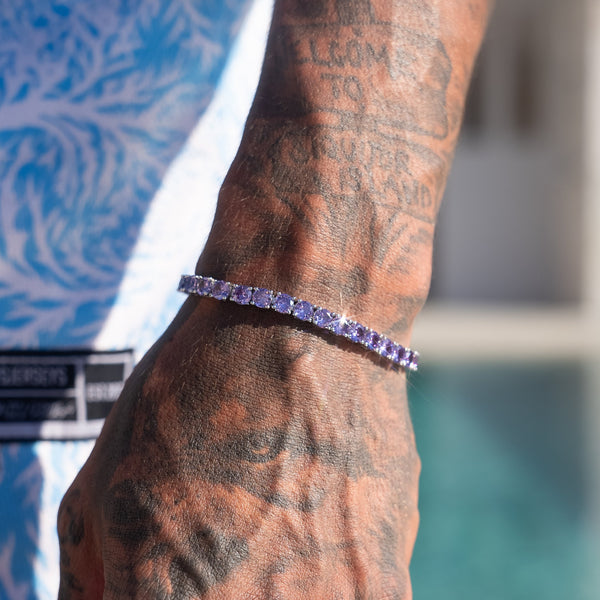 5mm Tennis Bracelet - Purple Amethyst