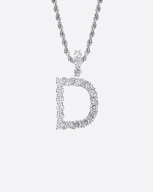 LETTER PIECE - WHITE GOLD
