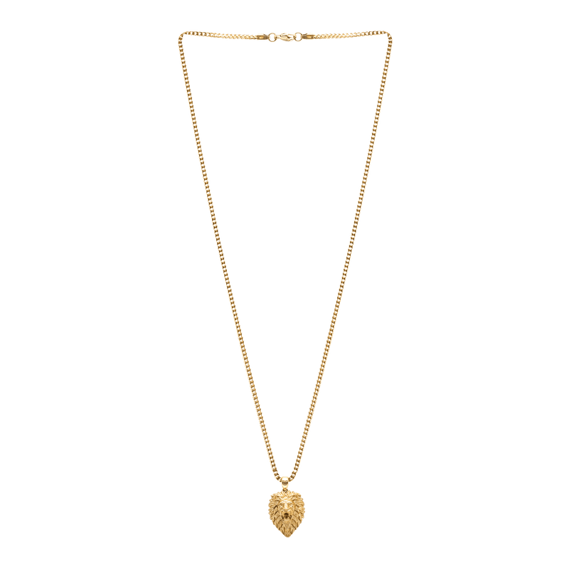 Lion Necklace - Gold