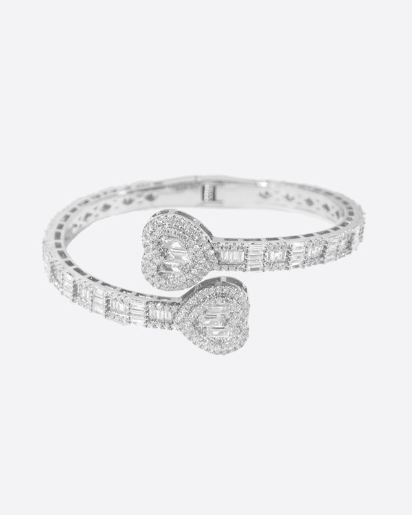 LOVE BANGLE BRACELET - WHITE GOLD