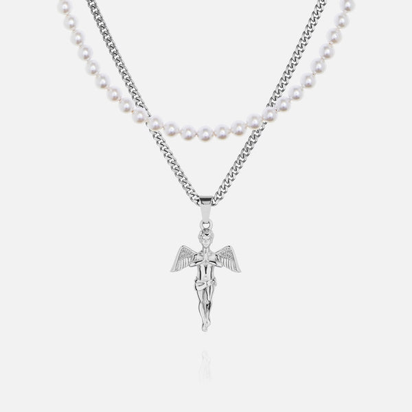 Pearl Angel Set - White Gold