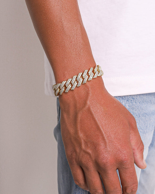 CUBAN MIAMI PRONG 13MM Bracelet - Gold