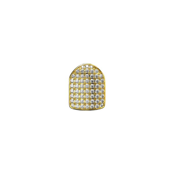 Single Cap Iced Out Grillz - Gold