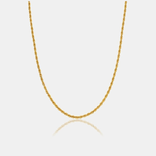 ROPE CHAIN 3MM - Solid Gold