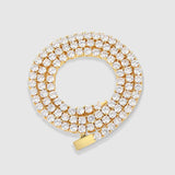 TENNIS CHAIN 3MM - Gold