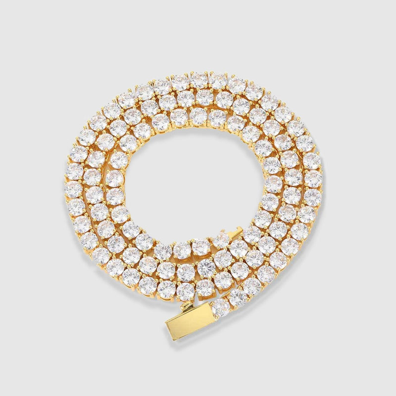 TENNIS CHAIN 3MM - Gold