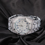 Diamond AP Arabic Watch in White Gold